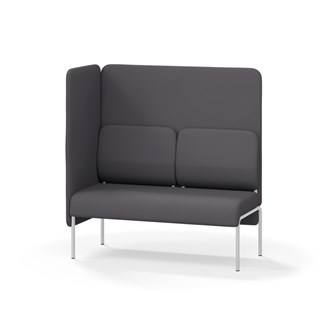 Adapt 120 sohva, korkea selkänoja, sivupaneeli oikealla, ik 45, K 128