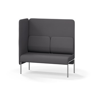 Adapt 120 sohva, korkea selkänoja, sivupaneeli oikealla, ik 45, K 128