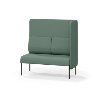 Adapt 120 sohva, korkea selkänoja, sivupaneeli vasemmalla, ik 45, K 128