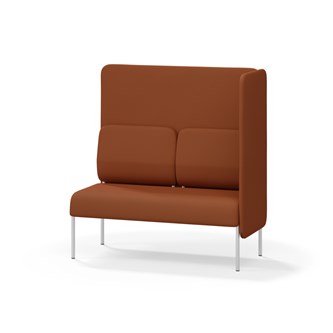 Adapt 120 sohva, korkea selkänoja, sivupaneeli vasemmalla, ik 45, K 128