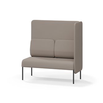 Adapt 120 sohva, korkea selkänoja, sivupaneeli vasemmalla, ik 45, K 128
