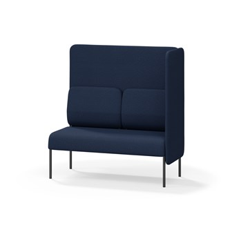 Adapt 120 sohva, korkea selkänoja, sivupaneeli vasemmalla, ik 45, K 128