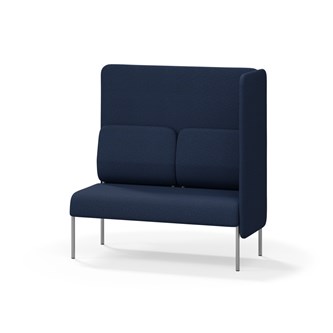 Adapt 120 sohva, korkea selkänoja, sivupaneeli vasemmalla, ik 45, K 128