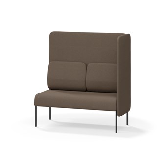 Adapt 120 sohva, korkea selkänoja, sivupaneeli vasemmalla, ik 45, K 128
