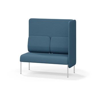 Adapt 120 sohva, korkea selkänoja, sivupaneeli vasemmalla, ik 45, K 128