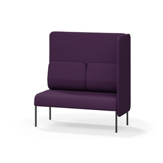 Adapt 120 sohva, korkea selkänoja, sivupaneeli vasemmalla, ik 45, K 128