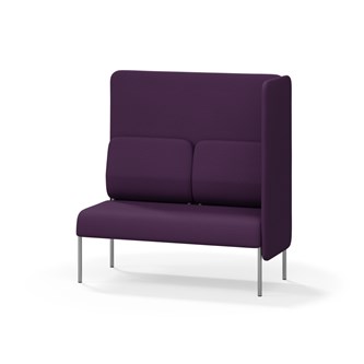 Adapt 120 sohva, korkea selkänoja, sivupaneeli vasemmalla, ik 45, K 128