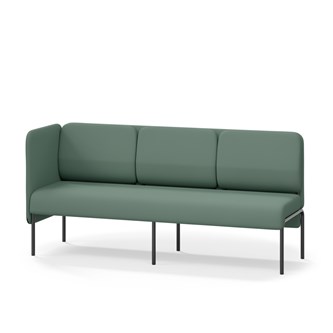 Adapt 180 sohva, matala selkänoja, sivupaneeli oikealla, ik 45, K 88