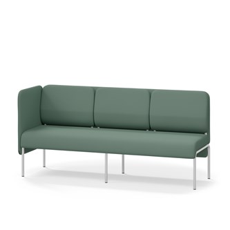 Adapt 180 sohva, matala selkänoja, sivupaneeli oikealla, ik 45, K 88