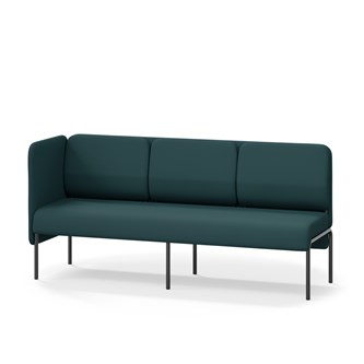 Adapt 180 sohva, matala selkänoja, sivupaneeli oikealla, ik 45, K 88