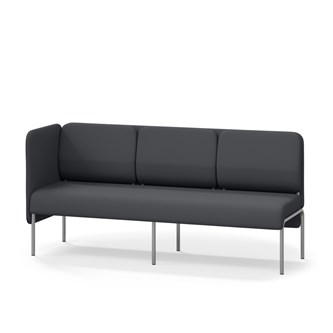 Adapt 180 sohva, matala selkänoja, sivupaneeli oikealla, ik 45, K 88