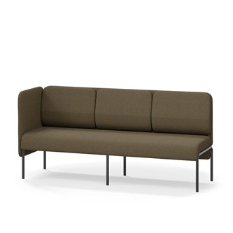 Adapt 180 sohva, matala selkänoja, sivupaneeli oikealla, ik 45, K 88