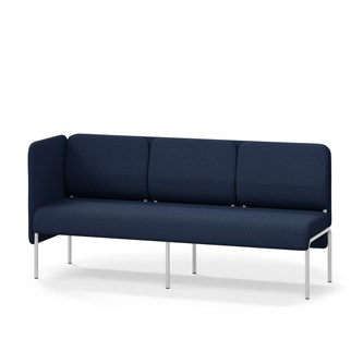 Adapt 180 sohva, matala selkänoja, sivupaneeli oikealla, ik 45, K 88