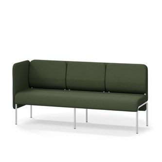 Adapt 180 sohva, matala selkänoja, sivupaneeli oikealla, ik 45, K 88
