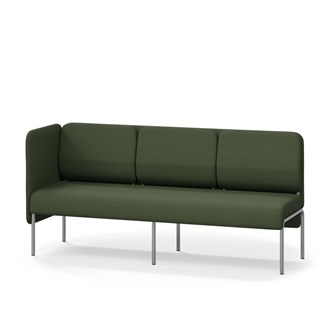 Adapt 180 sohva, matala selkänoja, sivupaneeli oikealla, ik 45, K 88