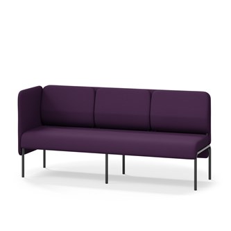 Adapt 180 sohva, matala selkänoja, sivupaneeli oikealla, ik 45, K 88