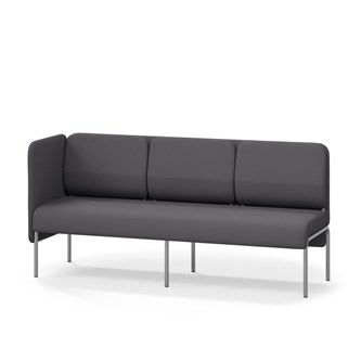 Adapt 180 sohva, matala selkänoja, sivupaneeli oikealla, ik 45, K 88