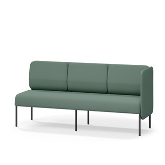 Adapt 180 sohva, matala selkänoja, sivupaneeli vasemmalla, ik 45, K 88