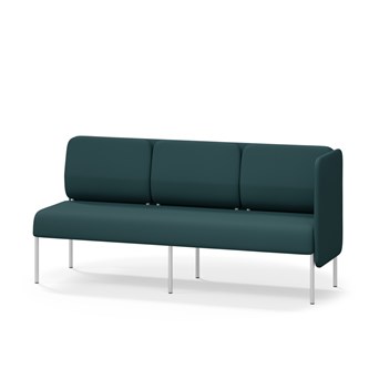 Adapt 180 sohva, matala selkänoja, sivupaneeli vasemmalla, ik 45, K 88