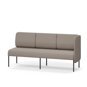 Adapt 180 sohva, matala selkänoja, sivupaneeli vasemmalla, ik 45, K 88