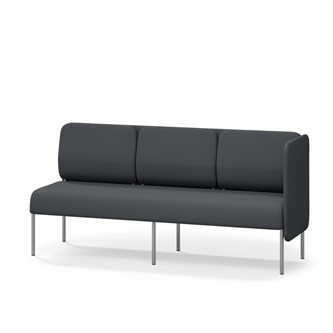 Adapt 180 sohva, matala selkänoja, sivupaneeli vasemmalla, ik 45, K 88