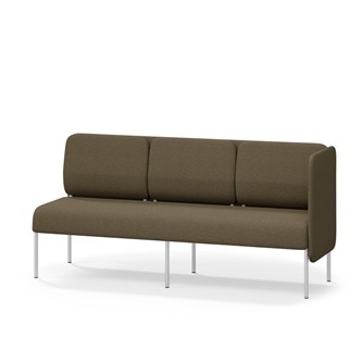 Adapt 180 sohva, matala selkänoja, sivupaneeli vasemmalla, ik 45, K 88