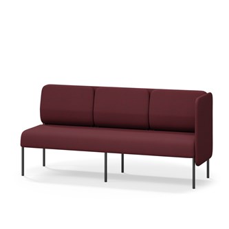 Adapt 180 sohva, matala selkänoja, sivupaneeli vasemmalla, ik 45, K 88