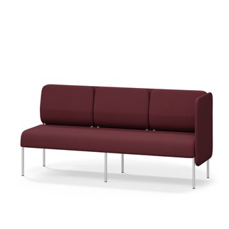 Adapt 180 sohva, matala selkänoja, sivupaneeli vasemmalla, ik 45, K 88