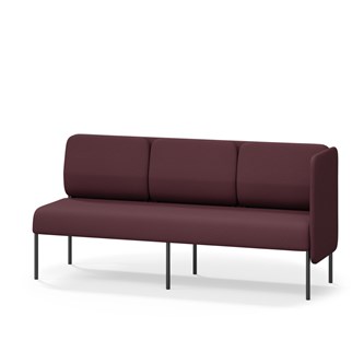 Adapt 180 sohva, matala selkänoja, sivupaneeli vasemmalla, ik 45, K 88