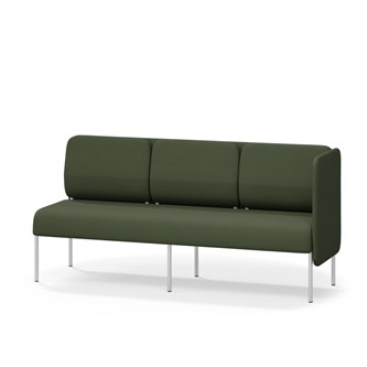 Adapt 180 sohva, matala selkänoja, sivupaneeli vasemmalla, ik 45, K 88