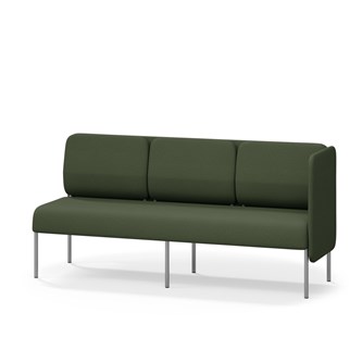 Adapt 180 sohva, matala selkänoja, sivupaneeli vasemmalla, ik 45, K 88