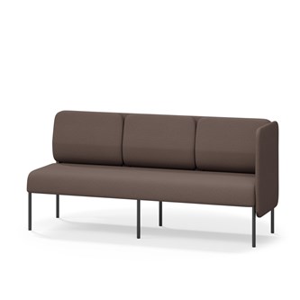 Adapt 180 sohva, matala selkänoja, sivupaneeli vasemmalla, ik 45, K 88