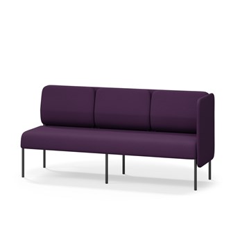 Adapt 180 sohva, matala selkänoja, sivupaneeli vasemmalla, ik 45, K 88