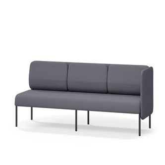 Adapt 180 sohva, matala selkänoja, sivupaneeli vasemmalla, ik 45, K 88