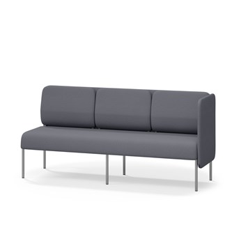 Adapt 180 sohva, matala selkänoja, sivupaneeli vasemmalla, ik 45, K 88