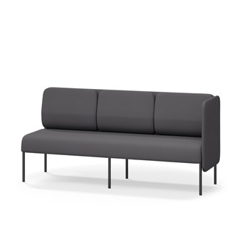 Adapt 180 sohva, matala selkänoja, sivupaneeli vasemmalla, ik 45, K 88
