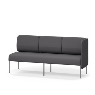 Adapt 180 sohva, matala selkänoja, sivupaneeli vasemmalla, ik 45, K 88