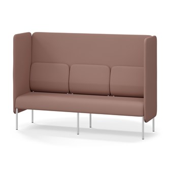 Adapt 180 sohva, korkea selkänoja, sivupaneeleilla, ik 45, K 128