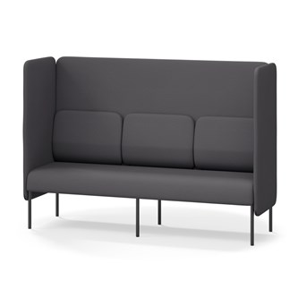 Adapt 180 sohva, korkea selkänoja, sivupaneeleilla, ik 45, K 128