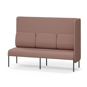 Adapt 180 sohva, korkea selkänoja, sivupaneeli vasemmalla, ik 45, K 128