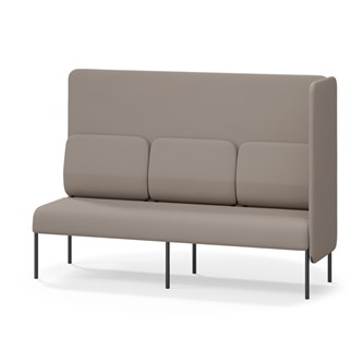 Adapt 180 sohva, korkea selkänoja, sivupaneeli vasemmalla, ik 45, K 128