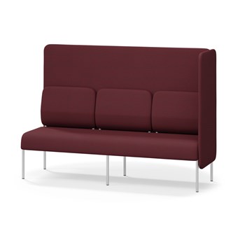 Adapt 180 sohva, korkea selkänoja, sivupaneeli vasemmalla, ik 45, K 128