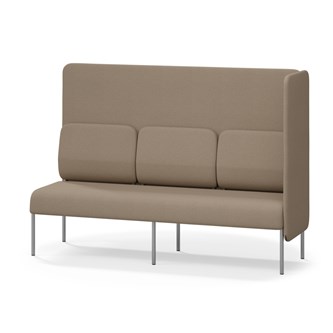 Adapt 180 sohva, korkea selkänoja, sivupaneeli vasemmalla, ik 45, K 128