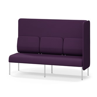 Adapt 180 sohva, korkea selkänoja, sivupaneeli vasemmalla, ik 45, K 128