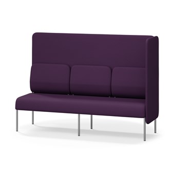 Adapt 180 sohva, korkea selkänoja, sivupaneeli vasemmalla, ik 45, K 128
