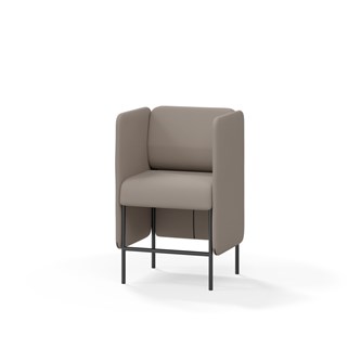 Adapt 60 sohva, matala selkänoja, sivupaneeleilla, ik 65, K 108