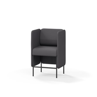 Adapt 60 sohva, matala selkänoja, sivupaneeleilla, ik 65, K 108