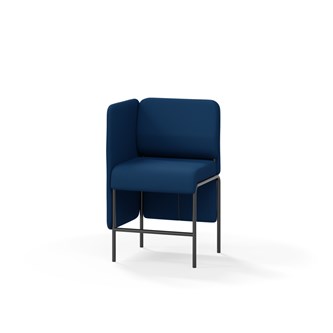 Adapt 60 sohva, matala selkänoja, sivupaneeli oikealla, ik 65, K 108