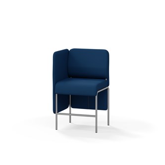 Adapt 60 sohva, matala selkänoja, sivupaneeli oikealla, ik 65, K 108