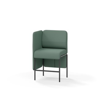 Adapt 60 sohva, matala selkänoja, sivupaneeli oikealla, ik 65, K 108